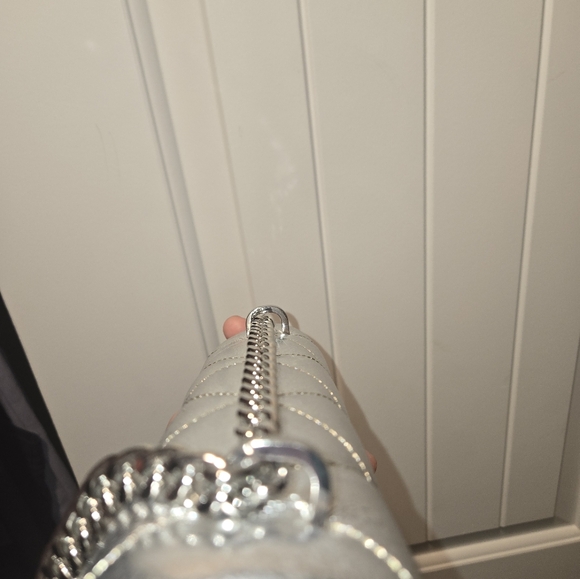 Beautiful new silver Kate Spade bag it color for all year - Picture 6 of 7